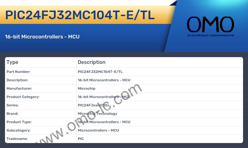 PIC24FJ32MC104T-E/TL