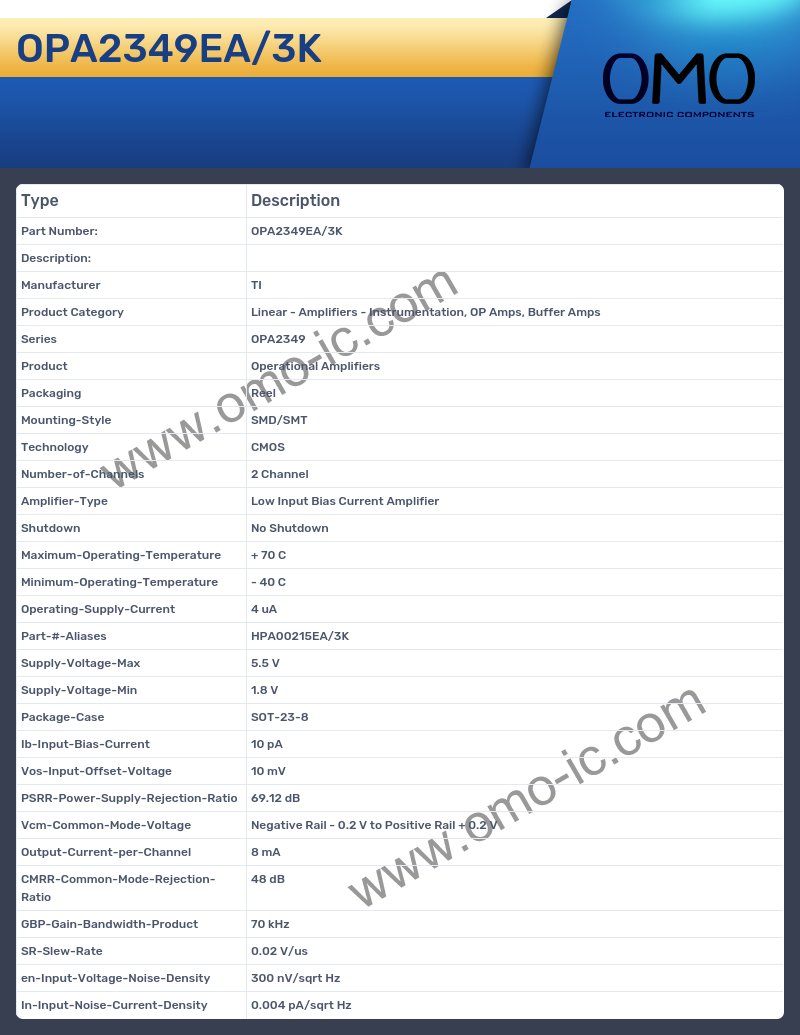 OPA2349EA/3K