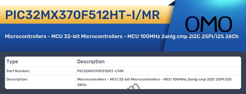 PIC32MX370F512HT-I/MR