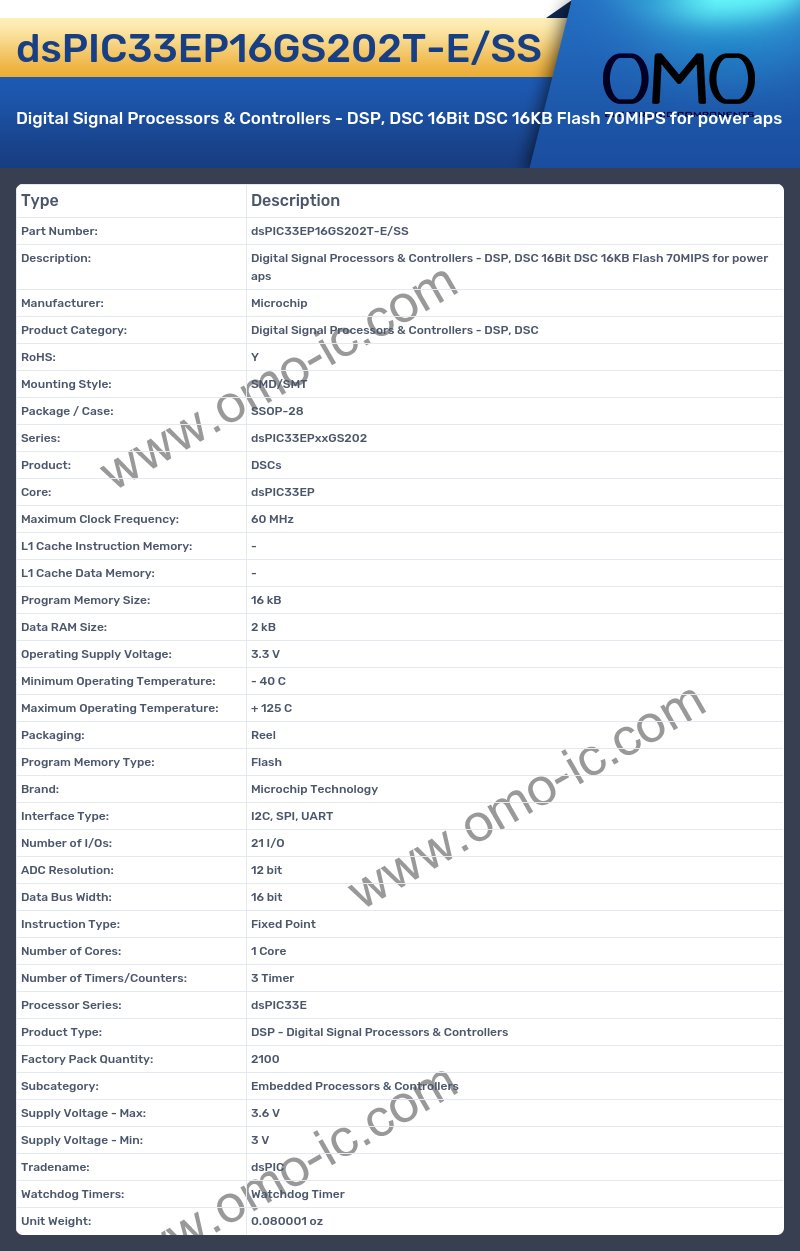 dsPIC33EP16GS202T-E/SS