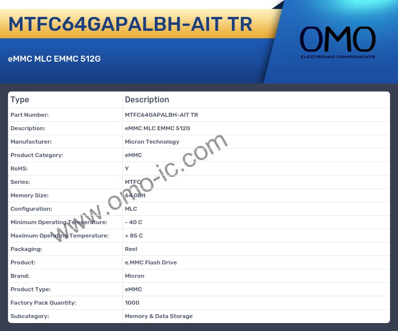 MTFC64GAPALBH-AIT TR