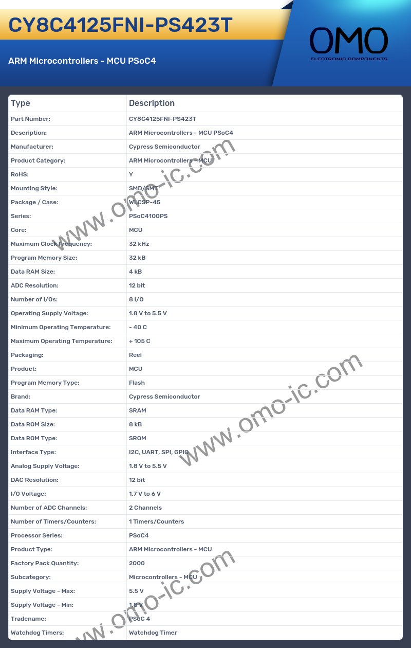 CY8C4125FNI-PS423T