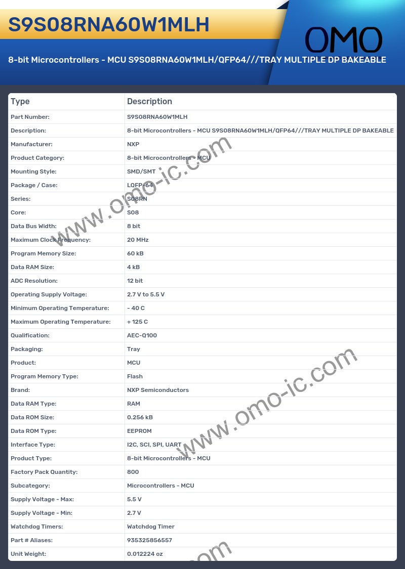 S9S08RNA60W1MLH