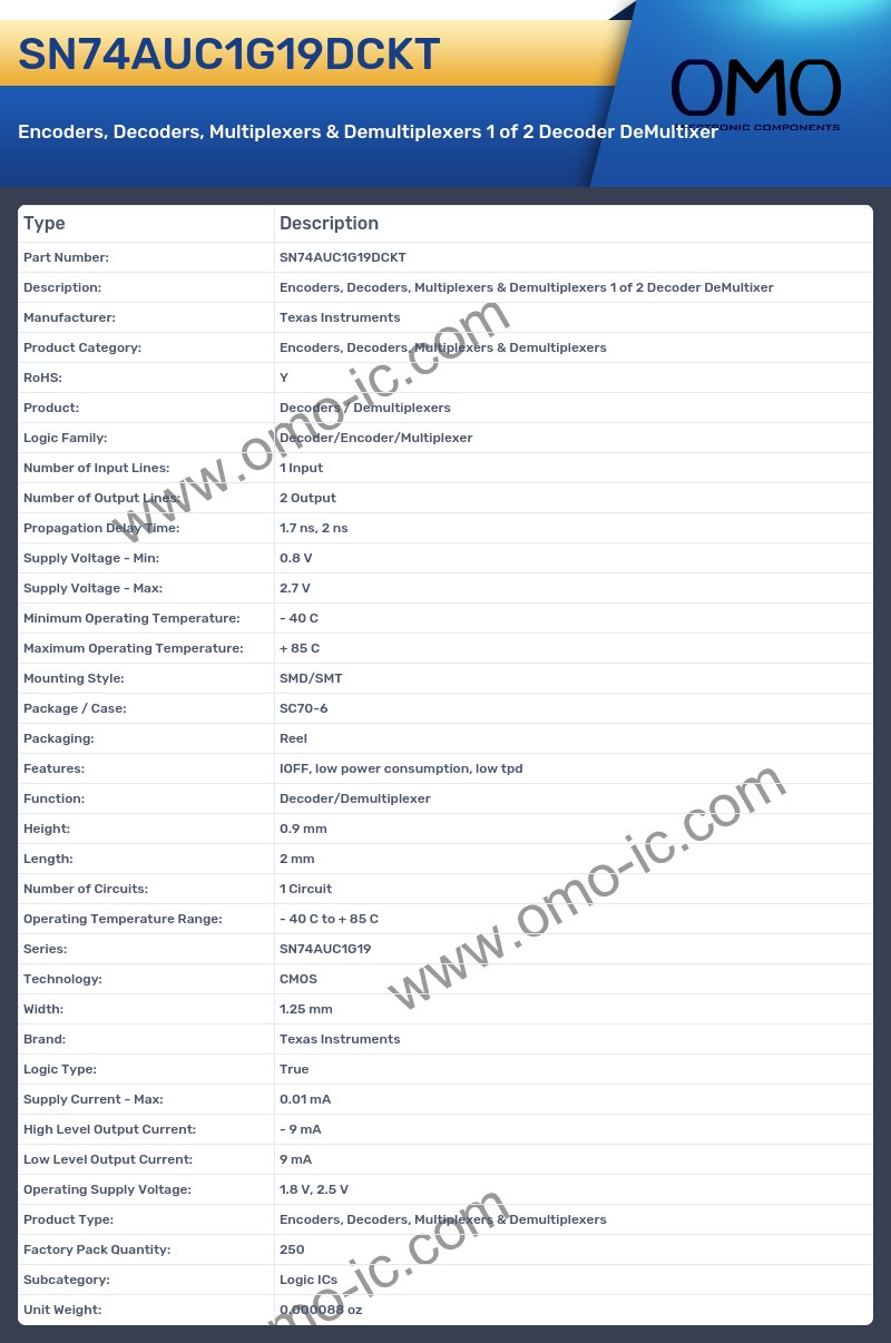 SN74AUC1G19DCKT