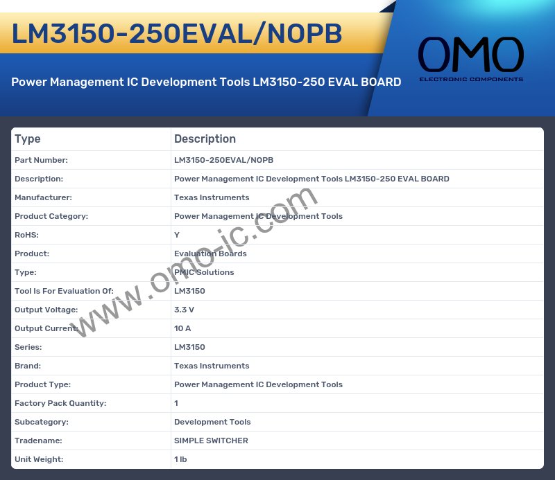 LM3150-250EVAL/NOPB
