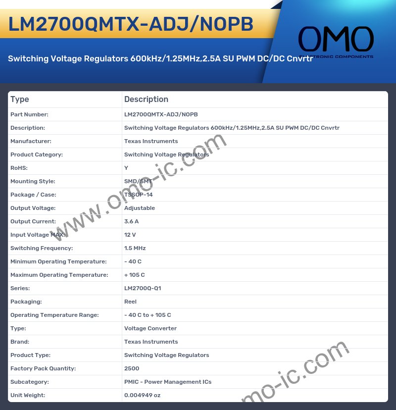 LM2700QMTX-ADJ/NOPB