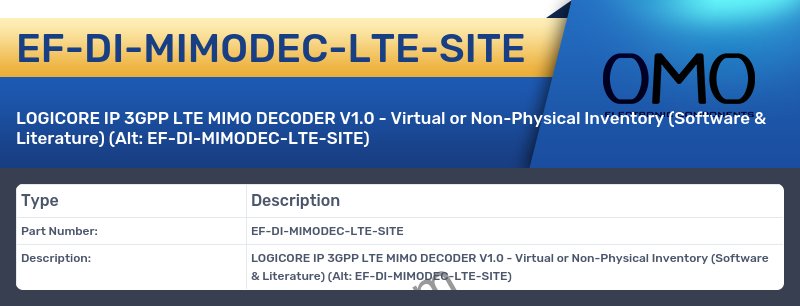 EF-DI-MIMODEC-LTE-SITE