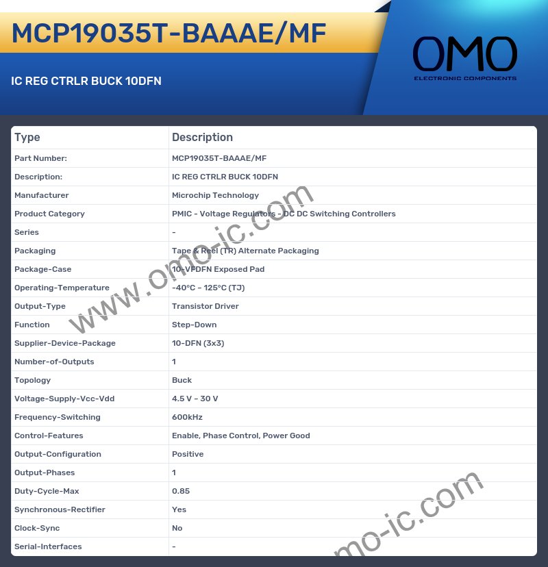 MCP19035T-BAAAE/MF