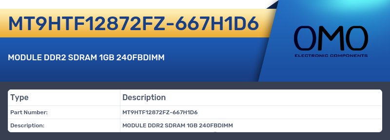 MT9HTF12872FZ-667H1D6