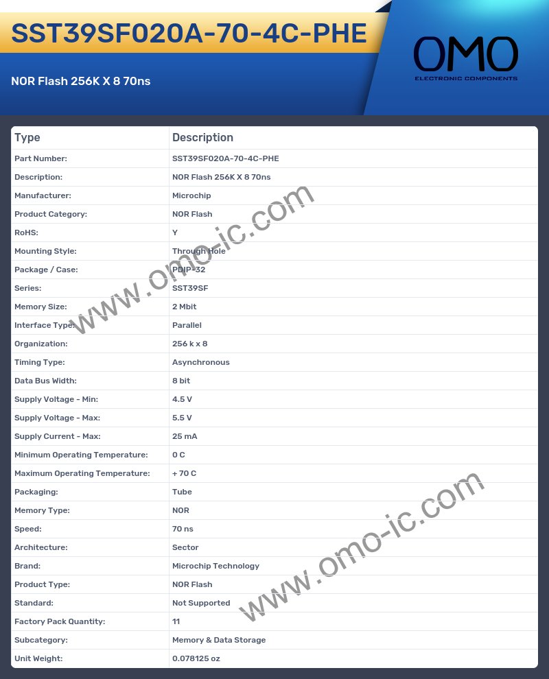 SST39SF020A-70-4C-PHE