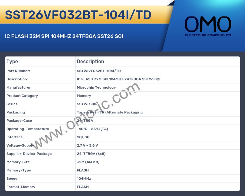 SST26VF032BT-104I/TD