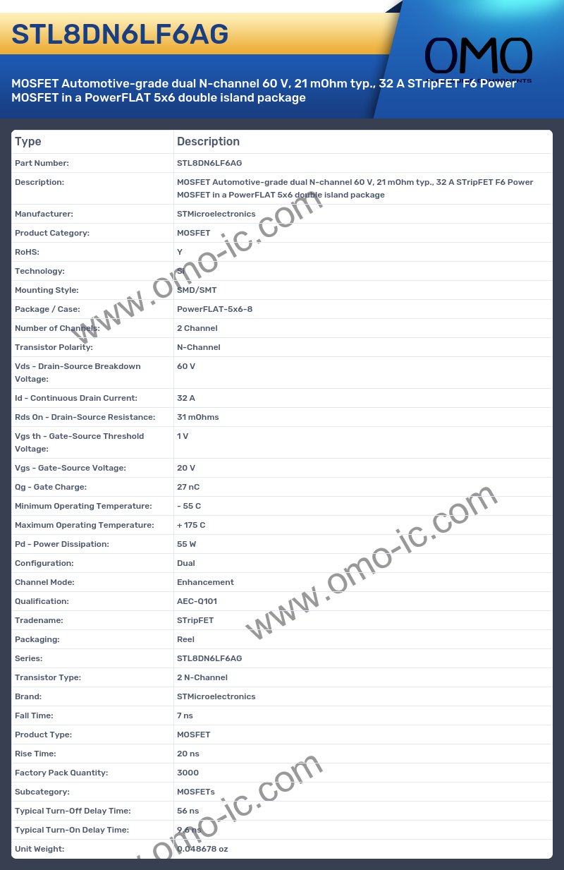 STL8DN6LF6AG