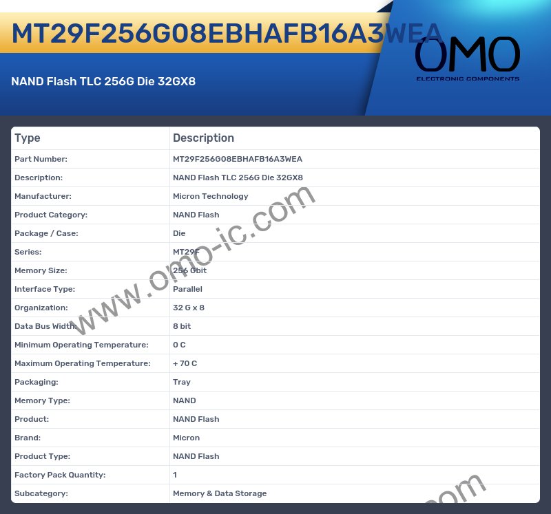 MT29F256G08EBHAFB16A3WEA