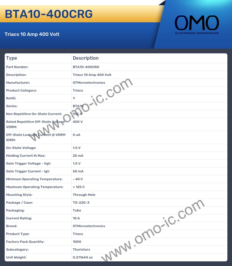 BTA10-400CRG