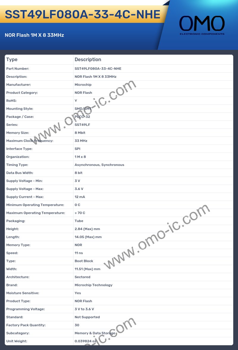 SST49LF080A-33-4C-NHE