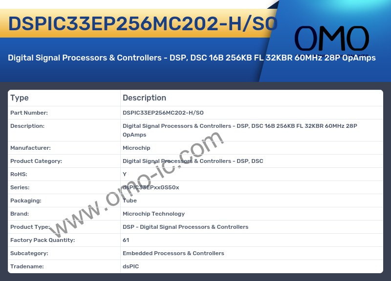 DSPIC33EP256MC202-H/SO