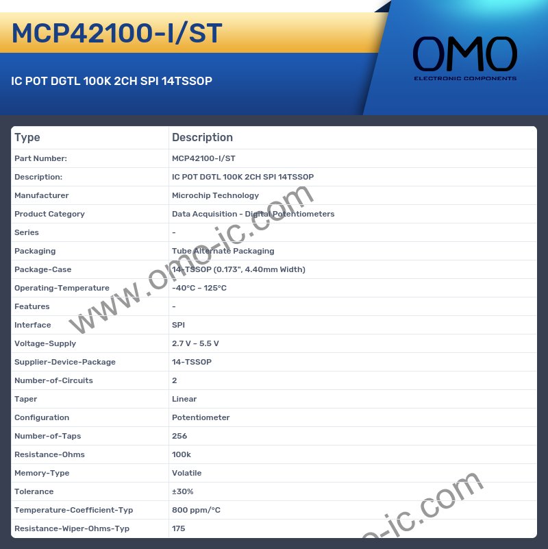 MCP42100-I/ST