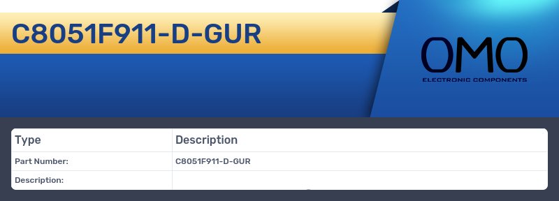 C8051F911-D-GUR