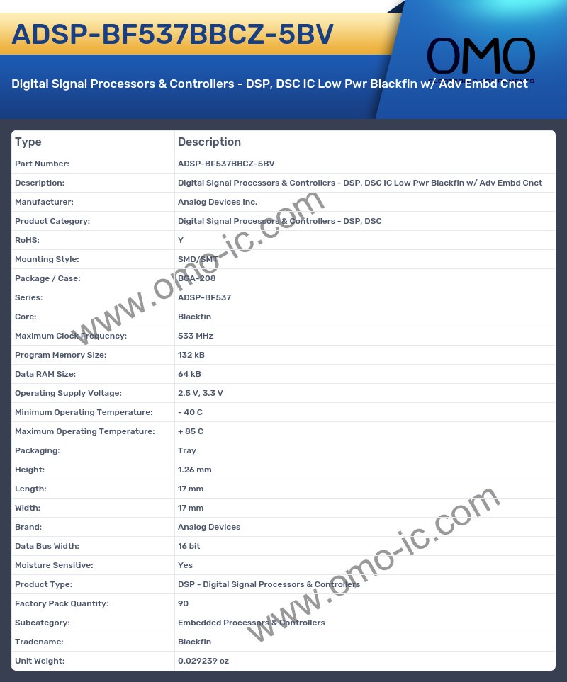 ADSP-BF537BBCZ-5BV