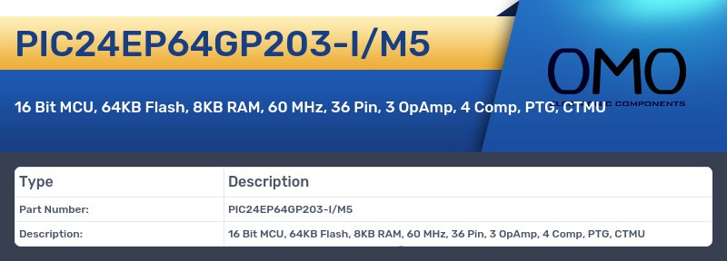 PIC24EP64GP203-I/M5