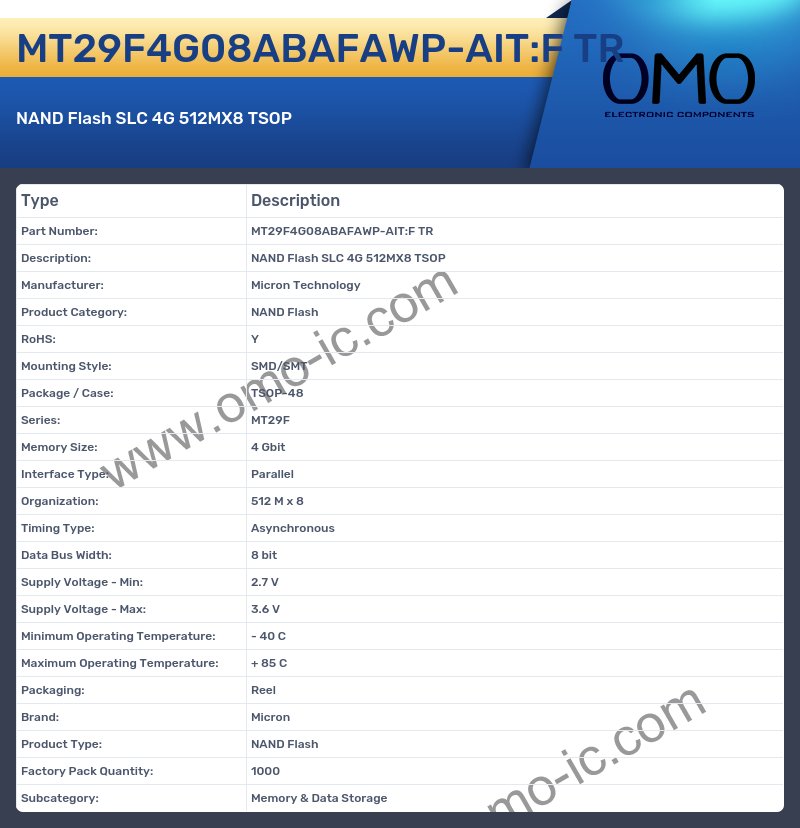 MT29F4G08ABAFAWP-AIT:F TR