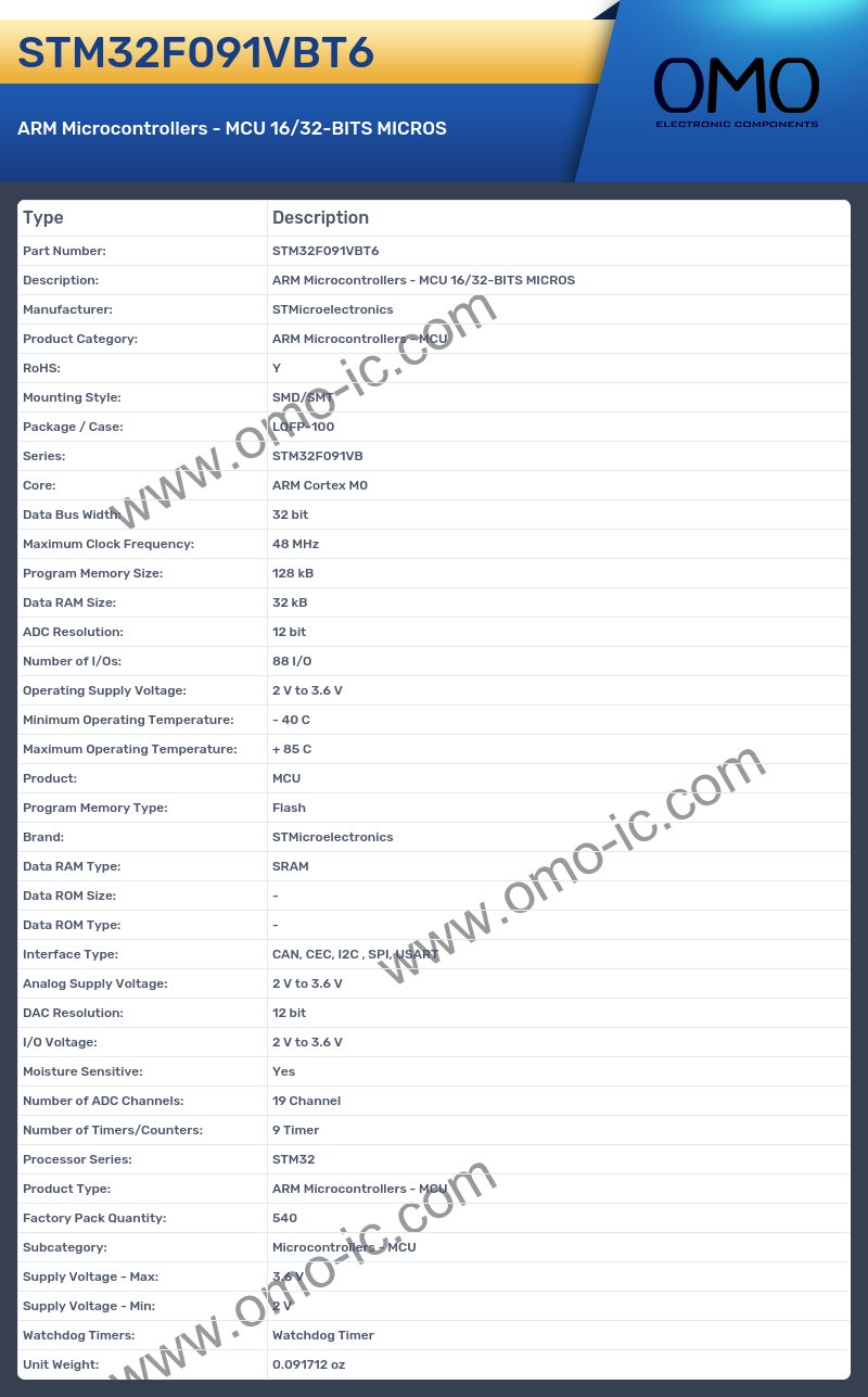 STM32F091VBT6