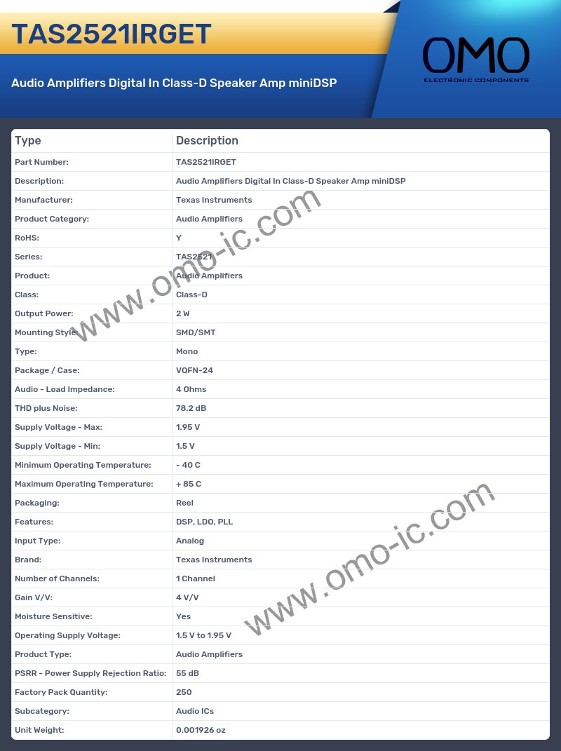 TAS2521IRGET