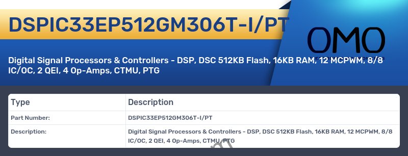 DSPIC33EP512GM306T-I/PT