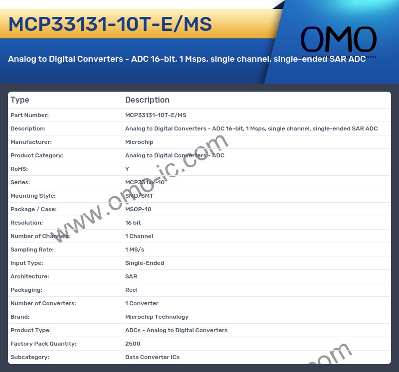 MCP33131-10T-E/MS