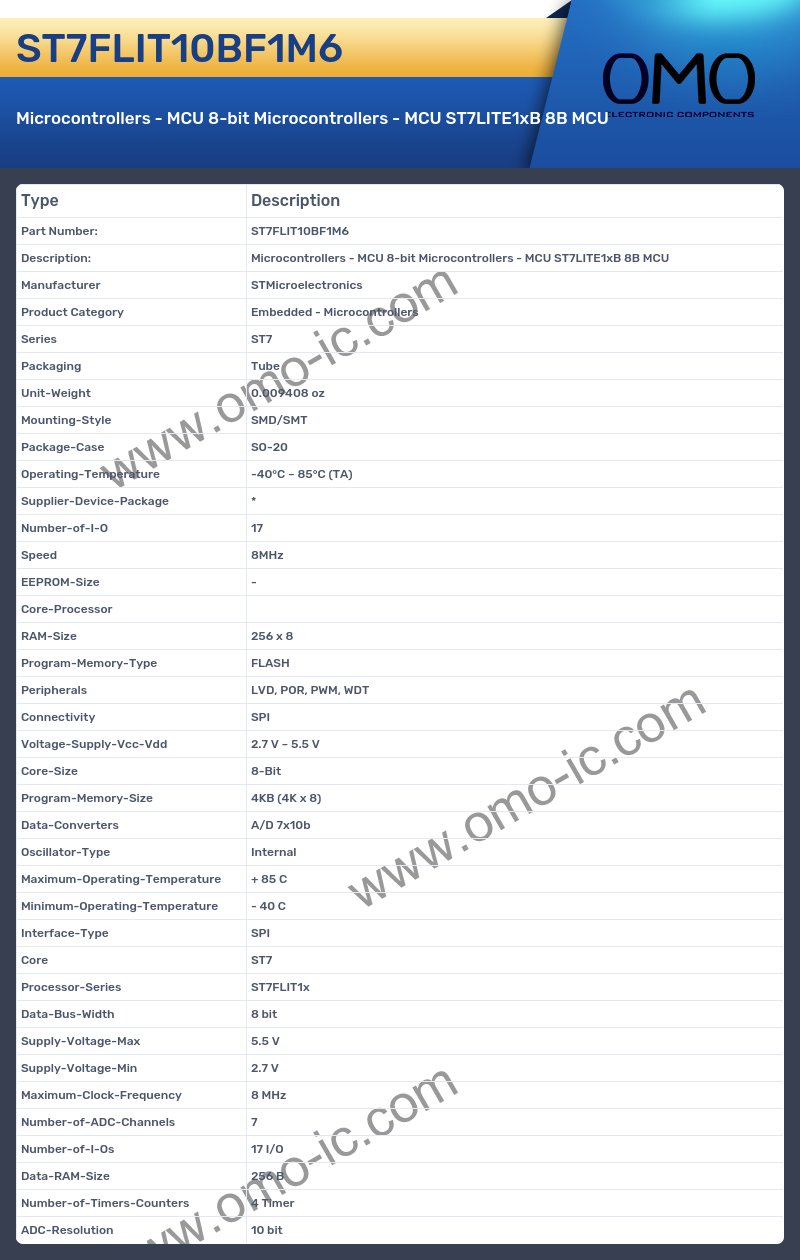 ST7FLIT10BF1M6