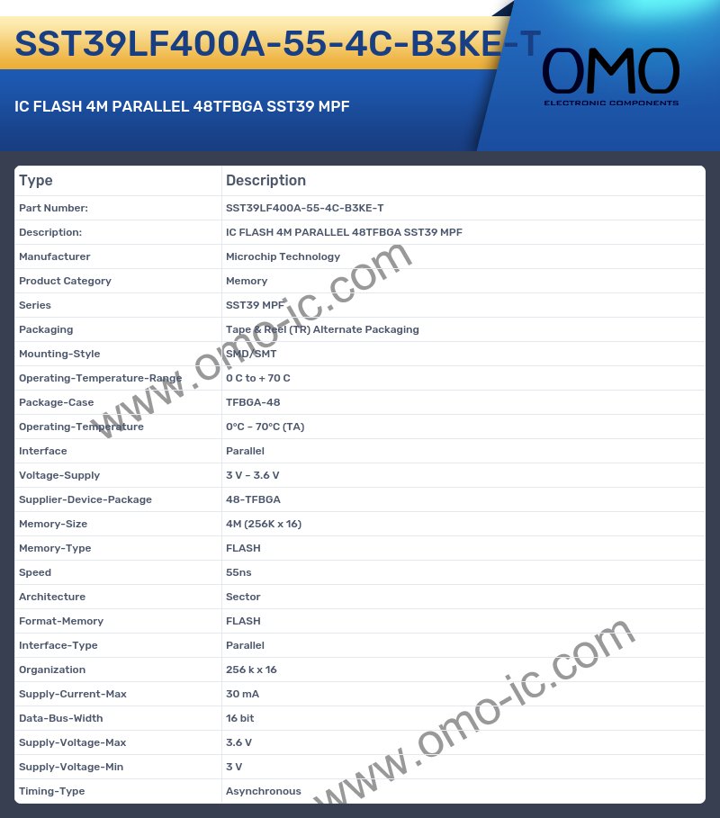 SST39LF400A-55-4C-B3KE-T
