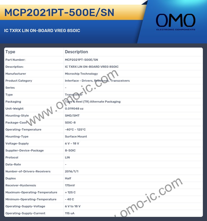 MCP2021PT-500E/SN