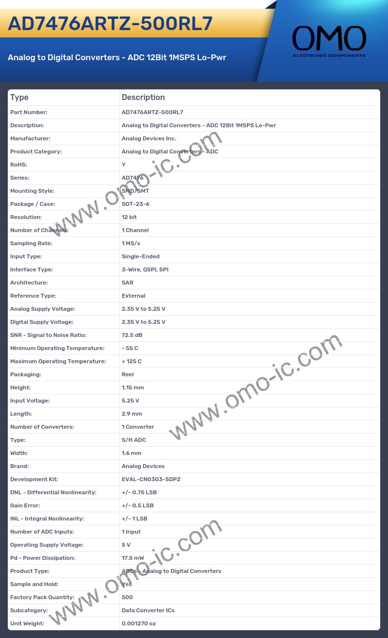 AD7476ARTZ-500RL7