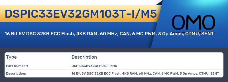 DSPIC33EV32GM103T-I/M5