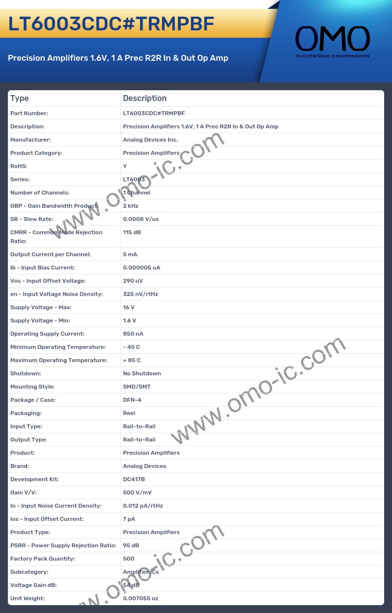 LT6003CDC#TRMPBF