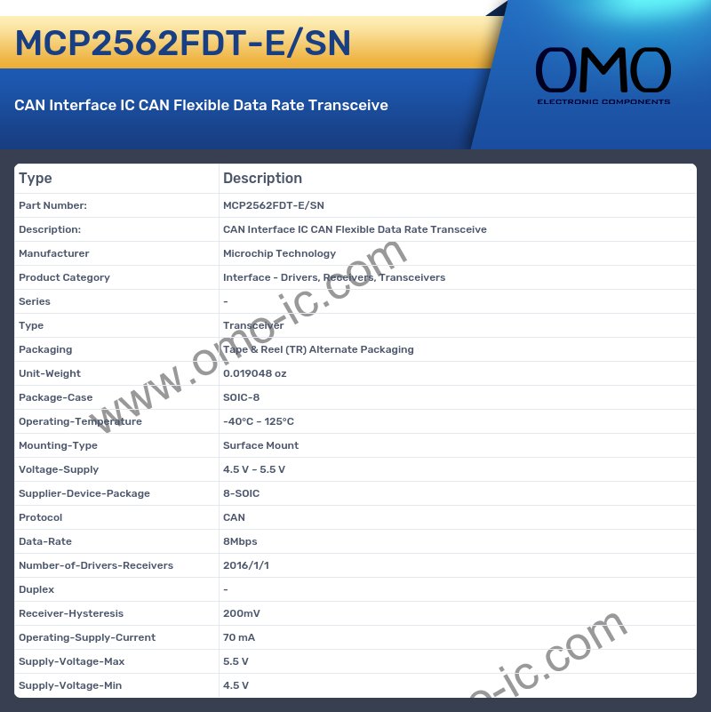 MCP2562FDT-E/SN