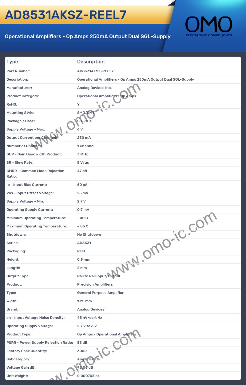 AD8531AKSZ-REEL7