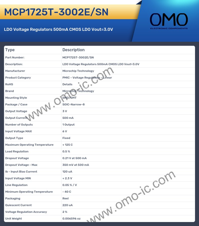MCP1725T-3002E/SN
