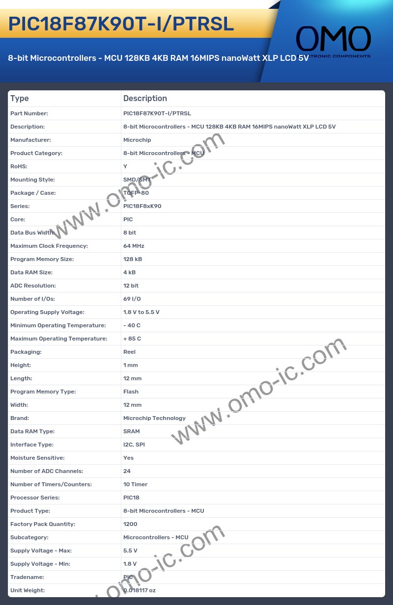 PIC18F87K90T-I/PTRSL