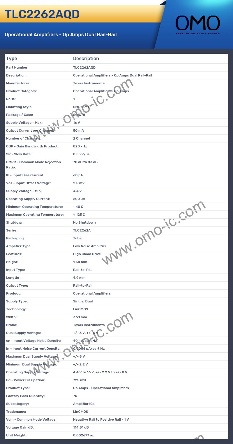 TLC2262AQD