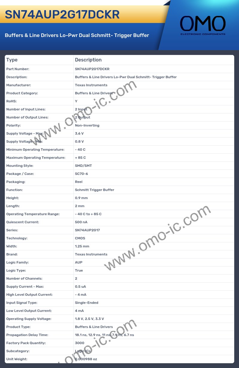 SN74AUP2G17DCKR