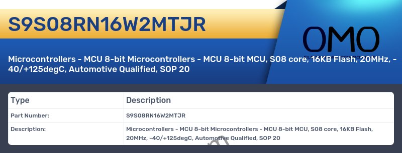 S9S08RN16W2MTJR