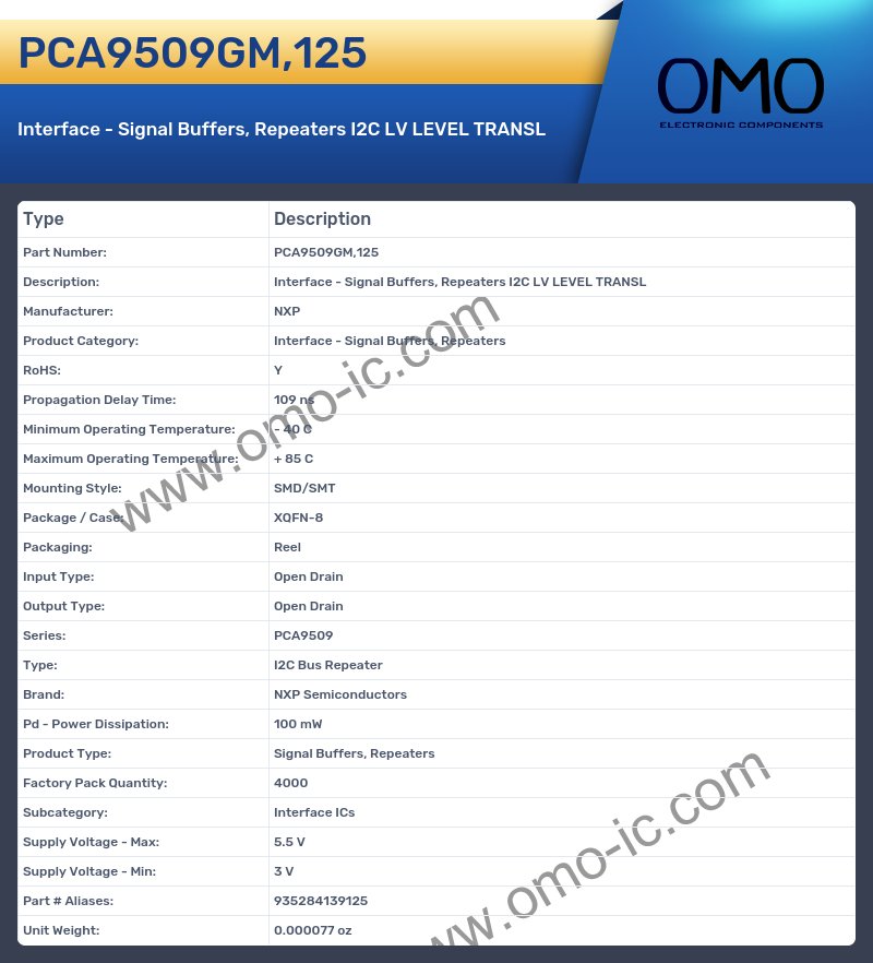 PCA9509GM,125