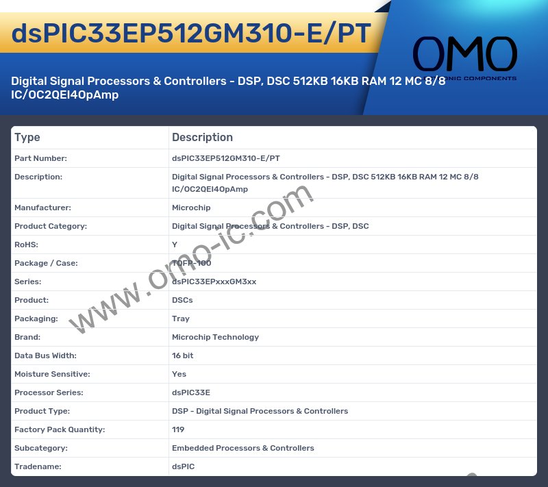 dsPIC33EP512GM310-E/PT