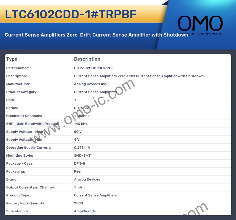 LTC6102CDD-1#TRPBF