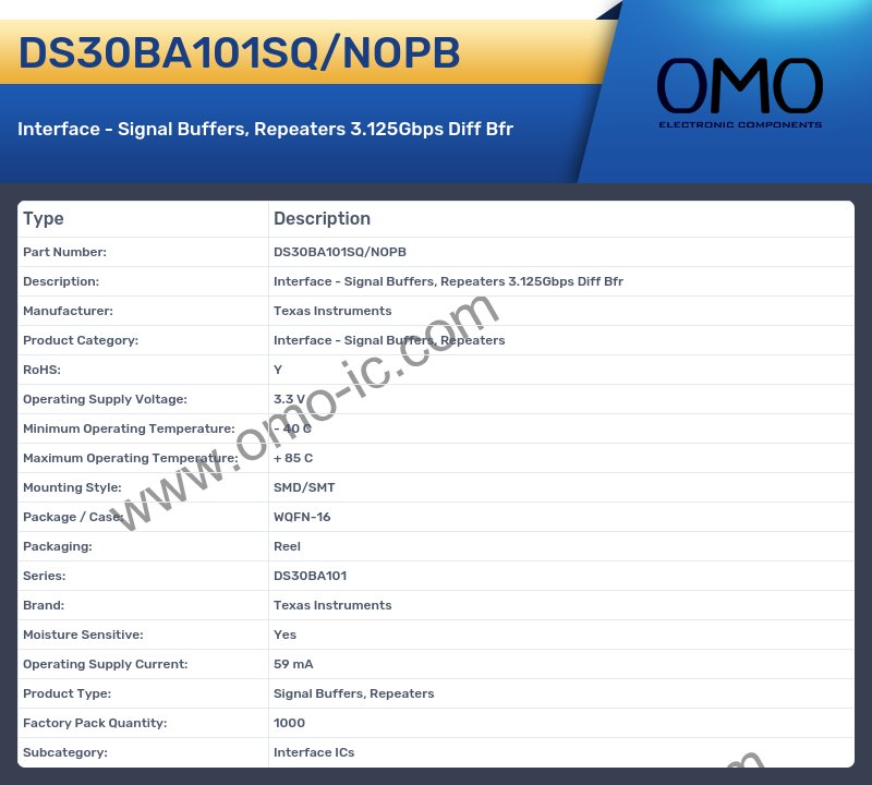 DS30BA101SQ/NOPB
