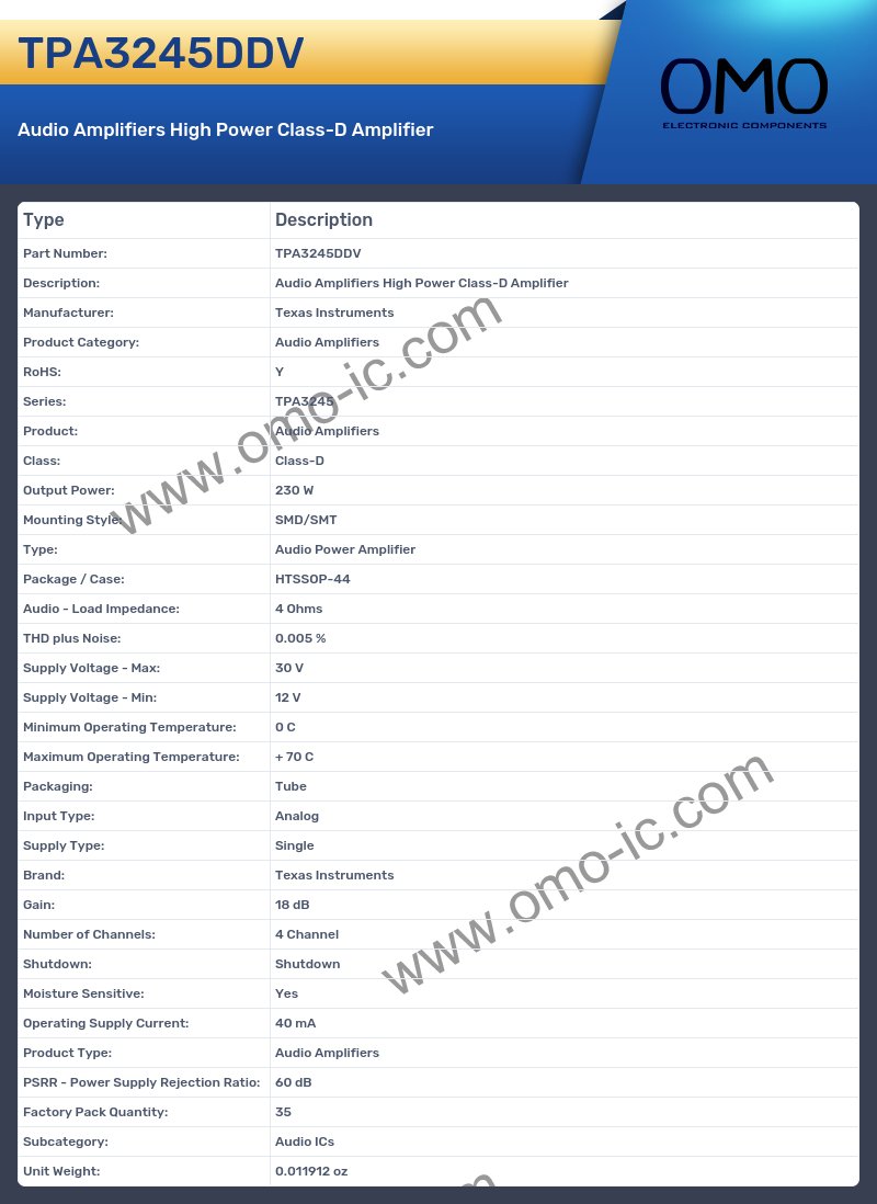 TPA3245DDV