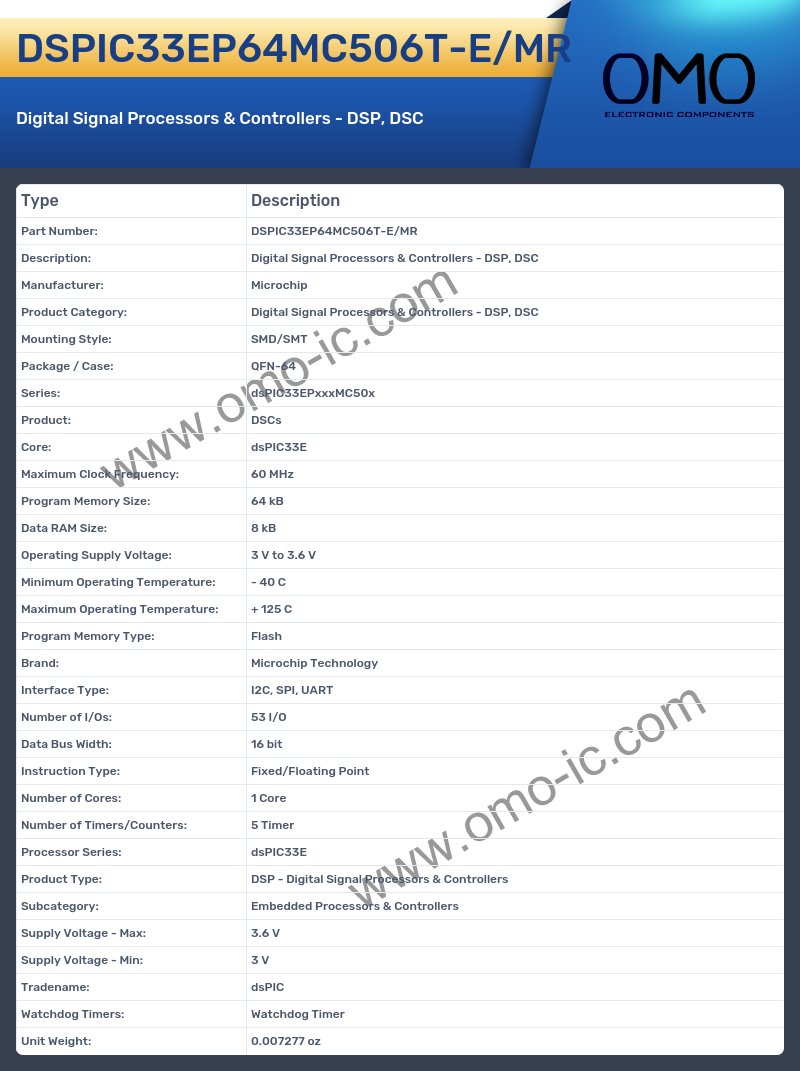 DSPIC33EP64MC506T-E/MR