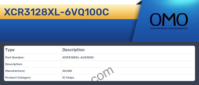 XCR3128XL-6VQ100C