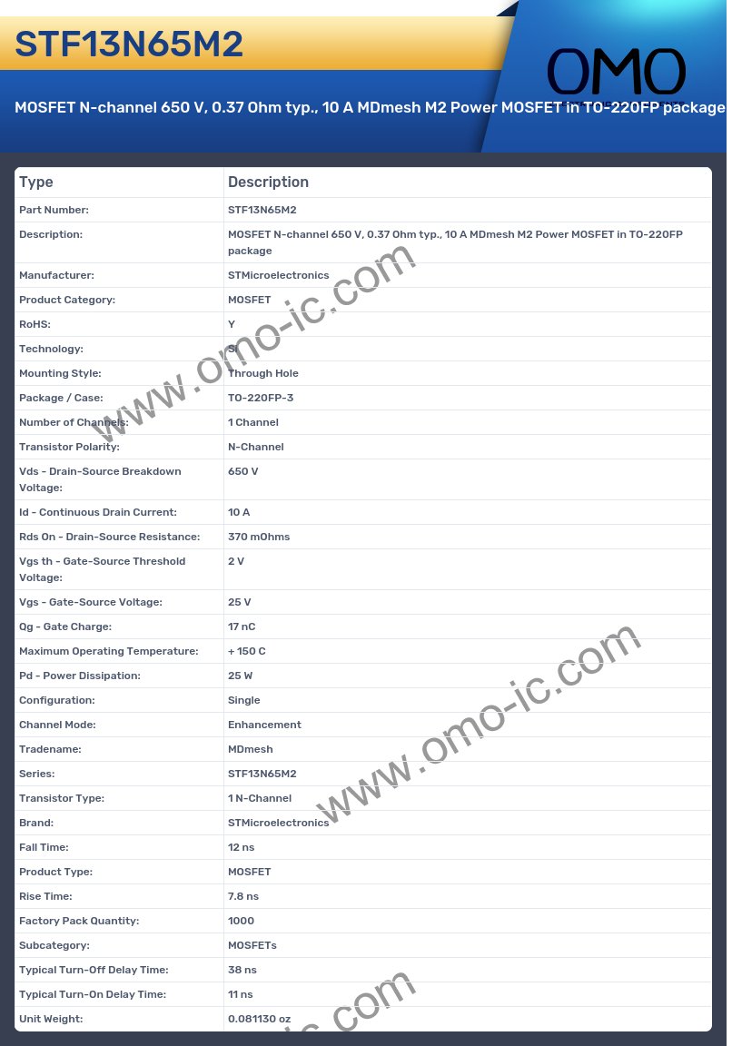 STF13N65M2